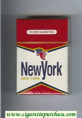 New York Filter cigarettes hard box