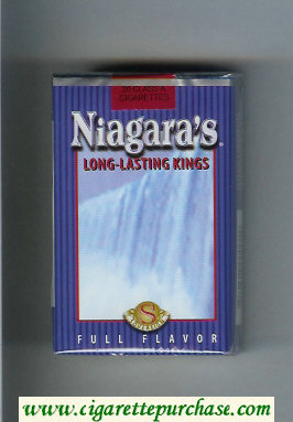 Niagara's Full Flavor cigarettes soft box