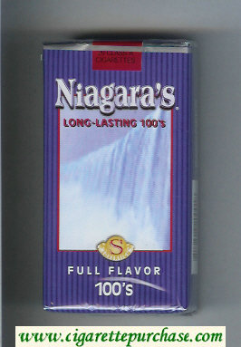 Niagara's Full Flavor 100s cigarettes soft box