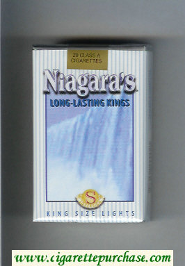 Niagara's Lights cigarettes soft box