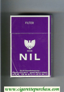 Nil Filter violet cigarettes hard box