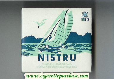 Nistru cigarettes wide flat hard box