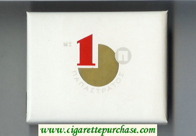 No 1 cigarettes wide flat hard box