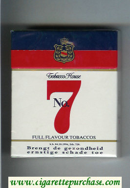 No 7 25 Full Flavour Tobaccos cigarettes hard box