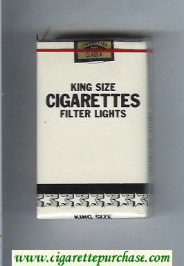 Cigarettes King Size Filter Lights cigarettes soft box