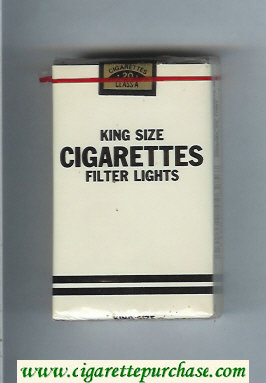 Cigarettes King Size Filter Lights soft box cigarettes