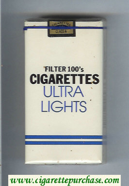 Cigarettes Filter 100s Ultra Lights cigarettes soft box