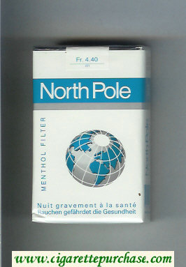 North Pole Menthol cigarettes soft box