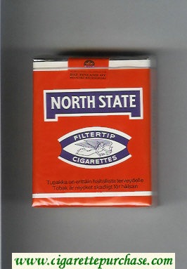 North State Filtertip cigarettes orange soft box