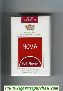 Nova Full Flavor cigarettes soft box