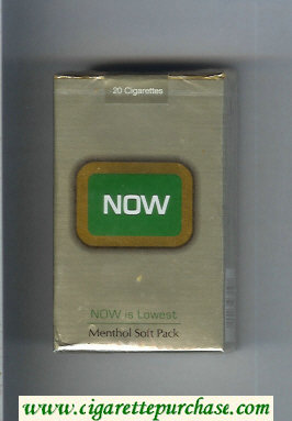 Now Now is Lowest Menthol cigarettes soft box