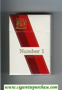 Number 1 cigarettes hard box