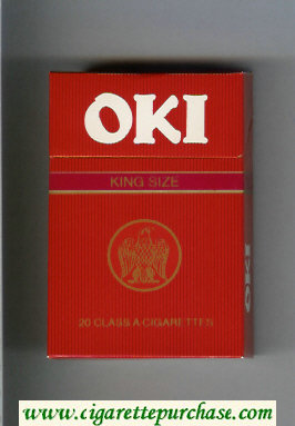 Oki cigarettes hard box