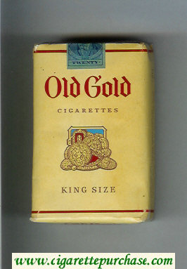 Old Gold cigarettes King Size soft box