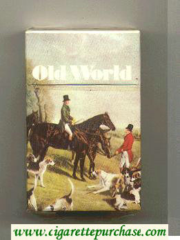 Old World cigarettes hard box