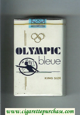 Olympic Bleue King Size cigarettes soft box