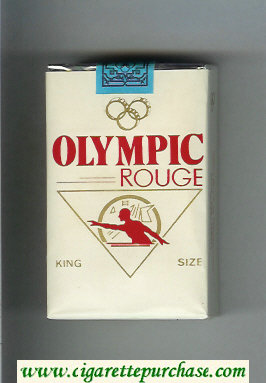 Olympic Rouge King Size cigarettes soft box