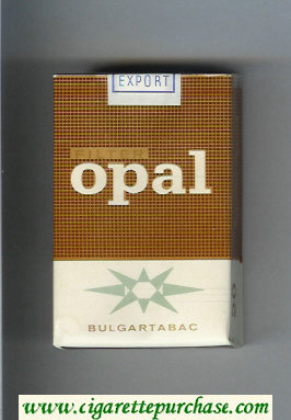 Opal Filter brown and white cigarettes soft box
