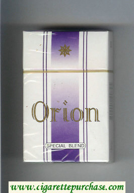 Orion Special Blend cigarettes hard box