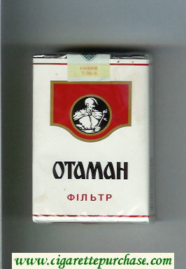 Otaman white and red cigarettes soft box