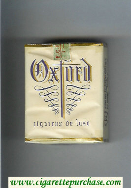 Oxford Cigarros De Luxo cigarettes soft box