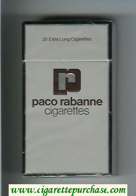 Paco Rabanne cigarettes 100s hard box