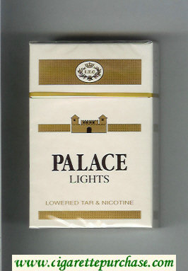 Palace Lights cigarettes hard box