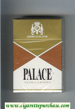 Palace Ultra Lights American Flavor cigarettes hard box