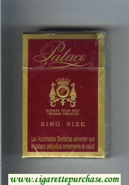 Palace red cigarettes hard box