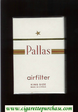 Pallas Airfilter King Size white cigarettes hard box