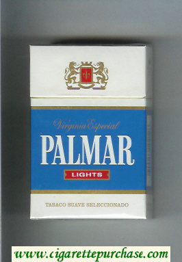 Palmar Lights Virginia Especial cigarettes hard box