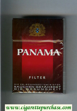 Panama Filter cigarettes hard box