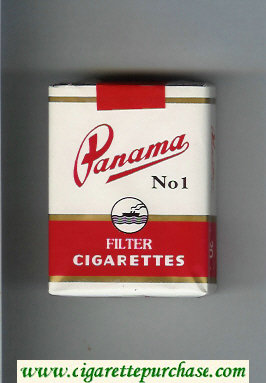 Panama No 1 Filter cigarettes white and red soft box