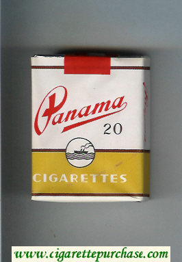 Panama 20 cigarettes white and yellow soft box