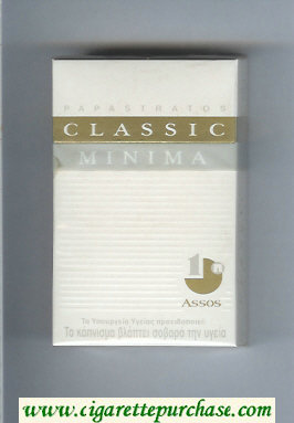 Papastratos Classic Minima cigarettes hard box