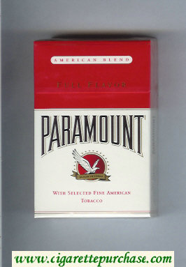 Paramount American Blend Full Flavor cigarettes hard box