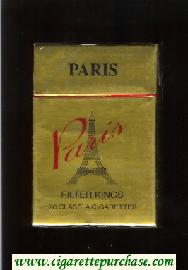 Paris Filter Kings cigarettes hard box