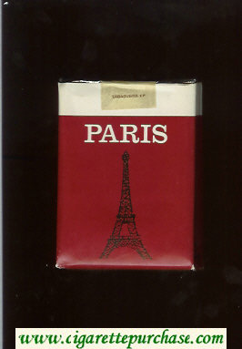 Paris red and white cigarettes soft box