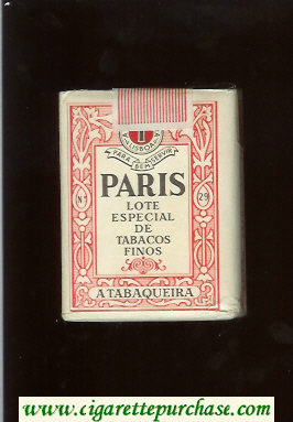 Paris white and red cigarettes soft box