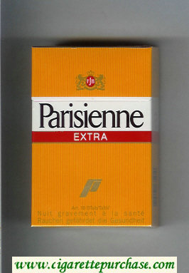 Parisienne Extra orange cigarettes hard box
