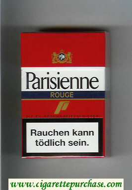 Parisienne Rouge cigarettes hard box