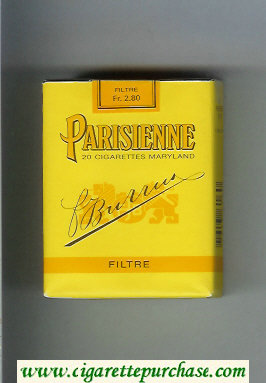 Parisienne F.J. Burrus Filtre cigarettes soft box