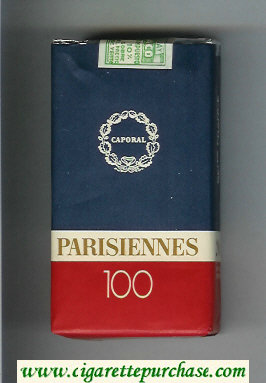 Parisiennes 100s cigarettes soft box