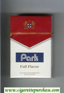 Park Full Flavor cigarettes hard box