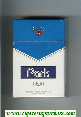 Park Light cigarettes hard box