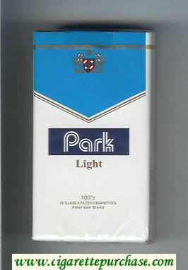 Park Light 100s cigarettes soft box