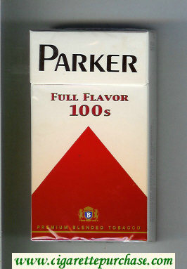 Parker Full Flavor 100s cigarettes hard box