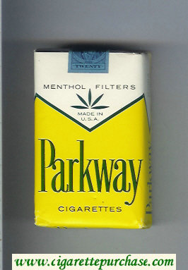 Parkway Menthol Filters cigarettes soft box