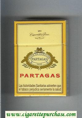 Partagas 1845 white cigarettes hard box