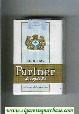 Partner Lights King Size cigarettes soft box